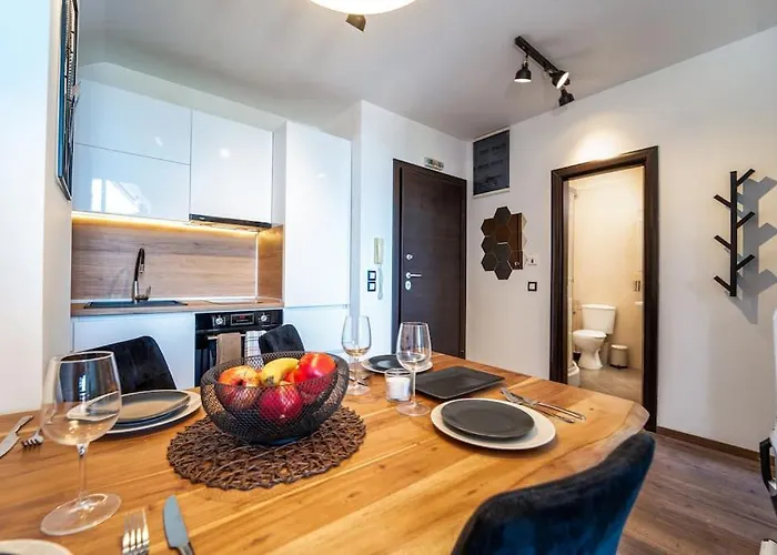 Alpin Penthouse 2 Bedroom With Fireplace And Mountain View * Bansko